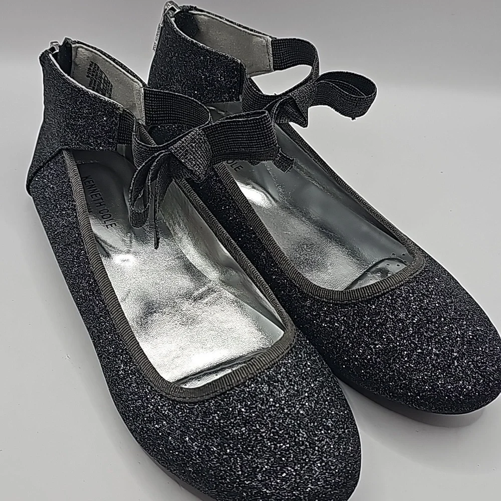Kenneth cole rose bow ballets size 4 girls